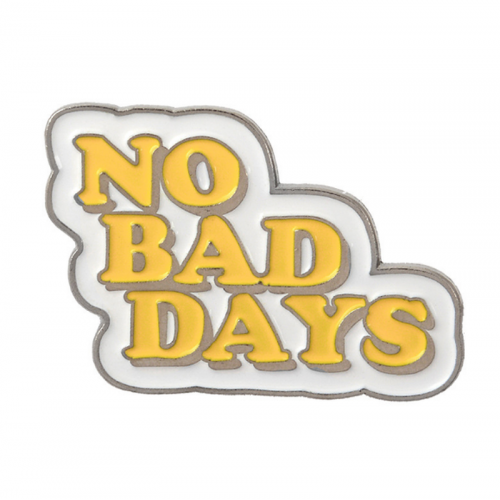 Купить значок "No Bad Days"  20 х 30 мм на одежду в Минске