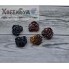 Купить заколка для волос "краб" 30 мм "роза" в Минске